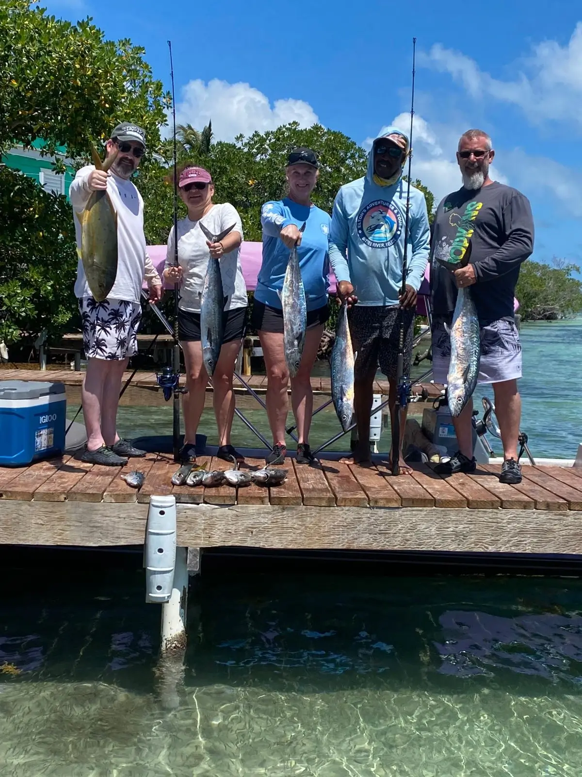 Reef Fishing in Belize Caribbean Central America